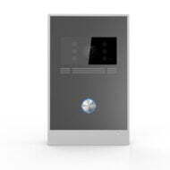 Single Button Black SIP Video Door Station with POE