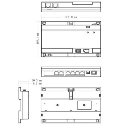 Power Over Ethernet Switch for IP Intercoms