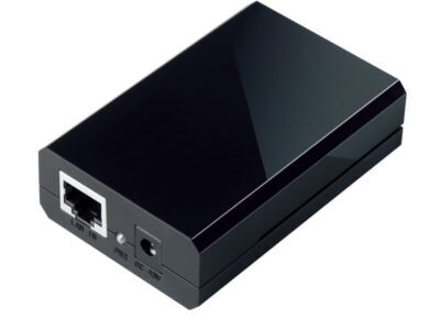 Single Port Power Over Ethernet (PoE) Injector