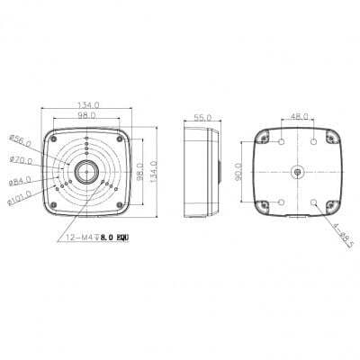 Adapter/Junction Box for Surveillance Cams