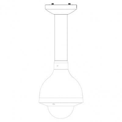 Ceiling Mount Camera Bracket - 235mm - VSBKTB300C