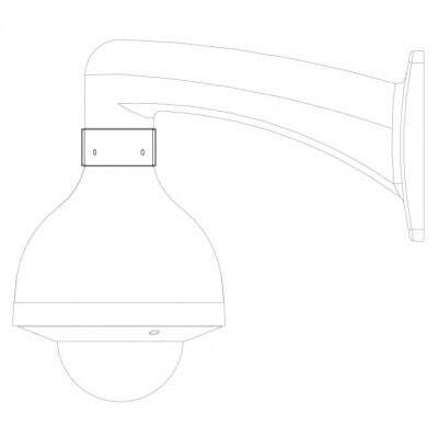 Ceiling/Wall Mount Adapter for PTZ Cameras - VSBKTA110