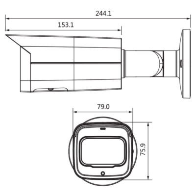 Professional Series 2.0MP WDR Infrared Fixed Bullet - VSIPE2MPFBMINIIR - Image 2