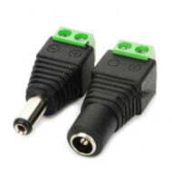 DC Power Connector Pair to Mini Terminal Block - VSDCPPTB