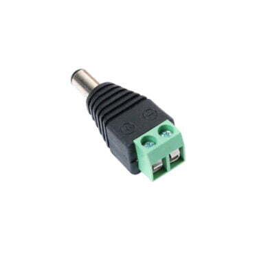 DC Power Connector Plug (Male) to Mini Terminal Block - VSDCPMTB