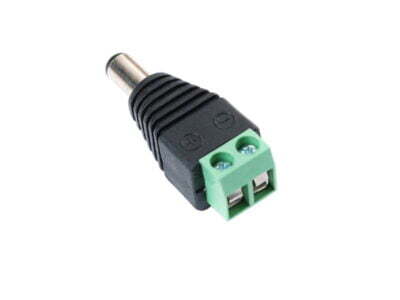 DC Power Connector Plug (Male) to Mini Terminal Block - VSDCPMTB