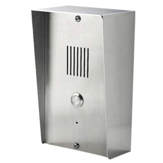 A 4G audio door station for anywhere where connecting a network is difficult or temporary installation required. Works with all networks.The Aristel 4G Intercom and Access Control solution provides an audio intercom with calls to mobile.  The intercom can call up to 3 numbers (mobile or landline). It can be programmed with numbers that will cause the gate to open without answering when called.  Essentially it detects the caller ID and opens the gate for no call cost.