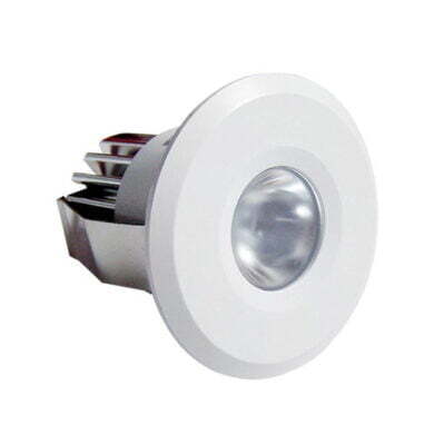 6 Round 3W LED Dimmable Cabinet Lights (3000K) - LDL-BA3-FW1