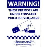 Securview CCTV Warning Sign A3 Size - VSA24A3