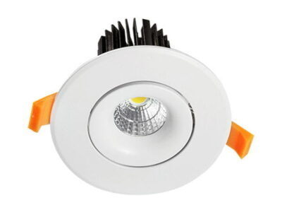 12W Commercial Adjustable Dimmable LED Downlight (3000K)