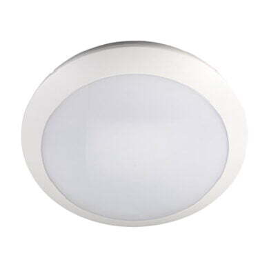 16W LED Intelligent Oyster Light with Backup Battery (5000K)