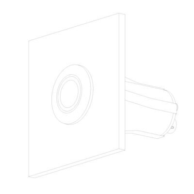 Mobile Series 1080p Fixed HDCVI Flush Mount Bumper Camera