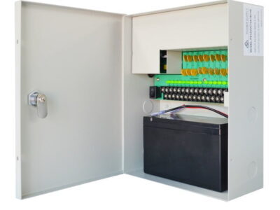 12VDC 10A 18CH Surveillance PWR Sup with Batt Backup