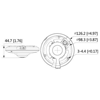 Specialist AI Series 5.0MP People Counting 360° Fisheye Dome - Image 3