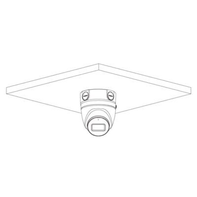 Professional AI Series 6.0MP Fixed Turret Dome