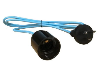 1.5m E27 Lamp Holder Cable (With Australian Plug)