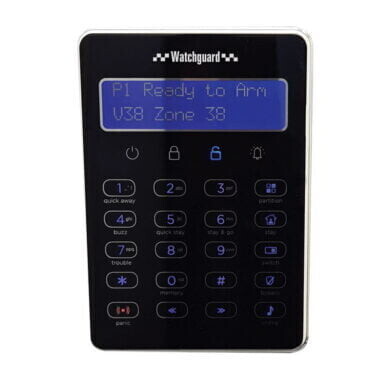 LCD Touch Keypad for WGAP864 Alarm System - Black - WGAP864KPB