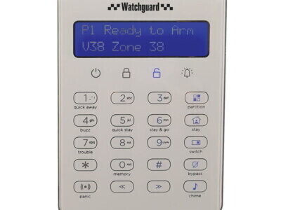 LCD Touch Keypad for WGAP864 Alarm System - White