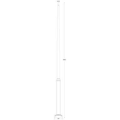 Ektor 6m Pole (Grey)