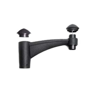 Midipilar Pole Bracket - Single (Black) - FU-MID-P1B