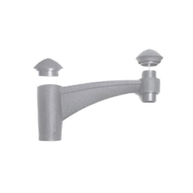 Midipilar Pole Bracket - Single (Grey) - FU-MID-P1G