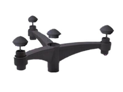 Midipilar Pole Bracket - Triple (Black)