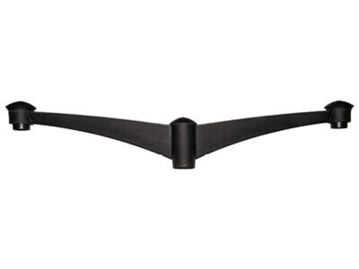 Pilar Pole Bracket - Double (Black)