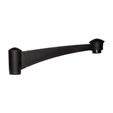 Pilar Pole Bracket - Single (Black) - FU-PIL-P1B