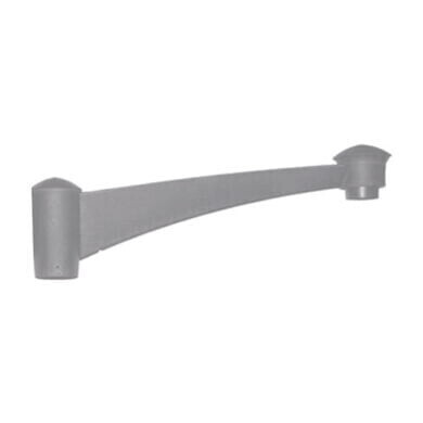 Pilar Pole Bracket - Single (Grey) - FU-PIL-P1G