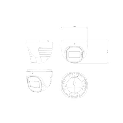 40M 4MP IR/White LED Motorized Vari-Focal Lens Dome - DH-340IPSN-MVF-G - Image 4