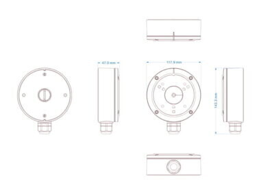 Small Water-proof Junction Box - PR-JB12IP66