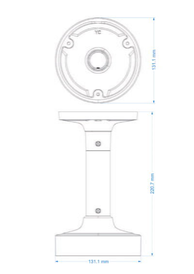 Large Straight Bracket - PR-CB50