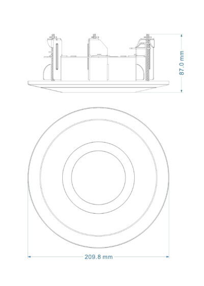Small In-Ceiling Bracket - PR-ICB21