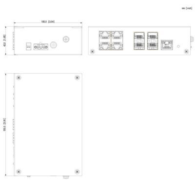 9-port Unmanaged Gigabit Fibre Access PoE Ethernet Switch
