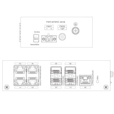 9-port Unmanaged Gigabit Fibre Access PoE Ethernet Switch