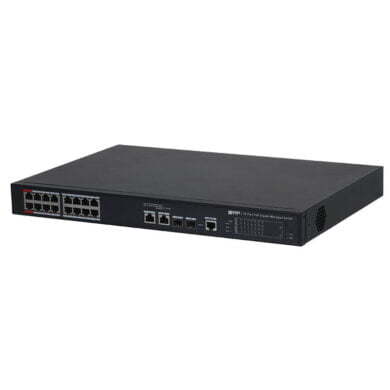 VIP Vision 16-port Managed Gigabit Hi-PoE Ethernet Switch - VSPOE-SWB16G3