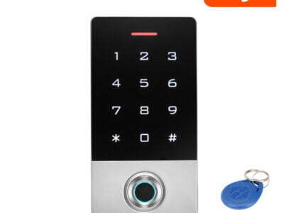 Standalone Touch IP68 Keypad with 13.56MHz RFID, Fingerprint Access, and WiFi (Tuya)