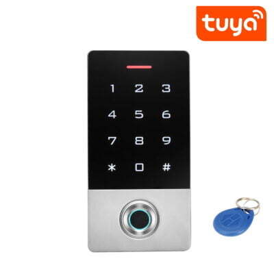 Standalone Touch IP68 Keypad with 13.56MHz RFID, Fingerprint Access, and WiFi (Tuya)
