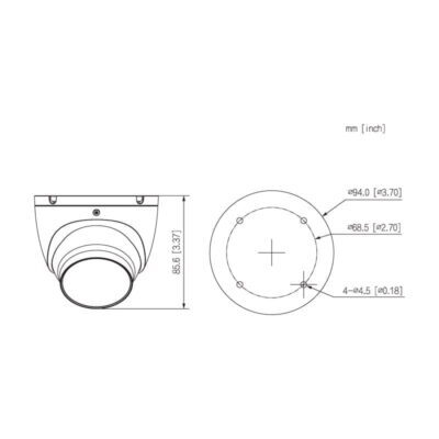 Professional Series 2.0MP 2.8mm Fixed HDCVI Turret
