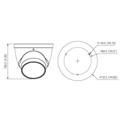 Professional AI Series 4.0MP Motorised Turret