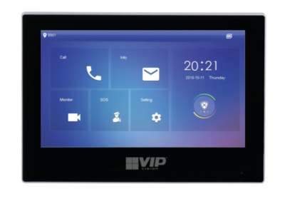 Residential Series Touchscreen IP Intercom Monitor (Black)