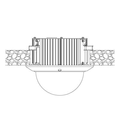 Professional AI Series 2.0MP PTZ Ceiling Mount Camera