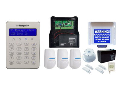 Complete 8 Zone Alarm System Expandable to 64 Monitored Zones - WGAP864PACK2