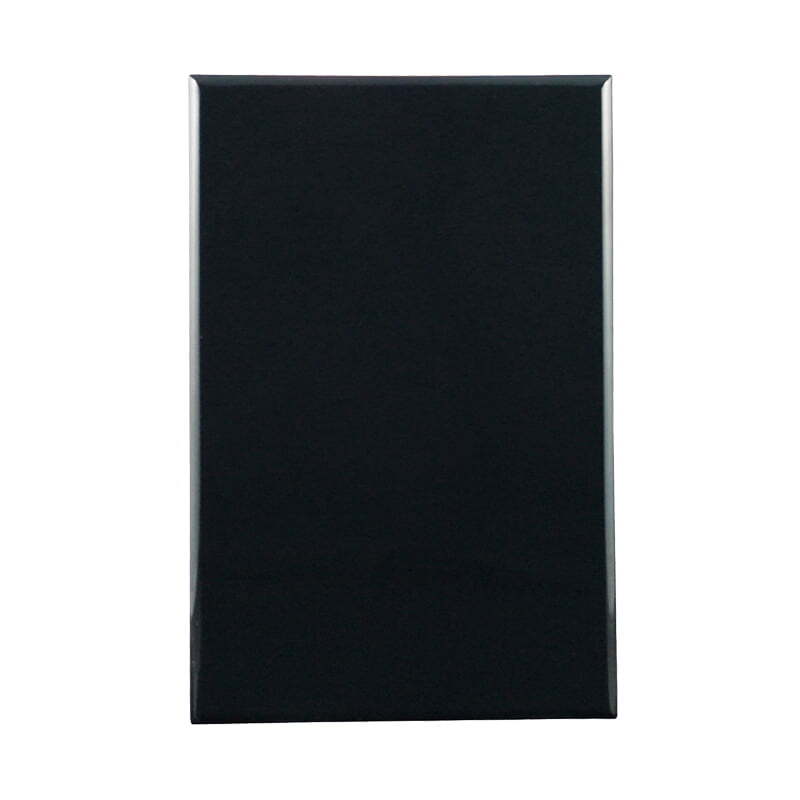 Basix S Series Blank Plate - Black - CS-BS-PBB