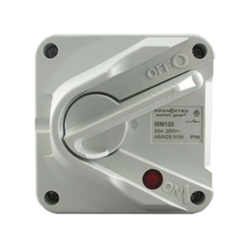 Impact Series Single Pole Weatherproof Isolating Switch - CS-ISM120