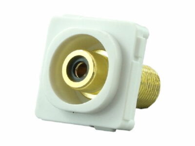 RCA Mechanism Recessed Black ID - White - CS-MRCARB