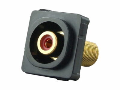 RCA Mechanism Recessed Red ID - Black - CS-MRCARRB
