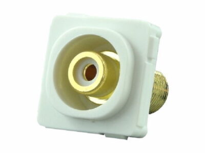 RCA Mechanism Recessed White ID - White - CS-MRCARW