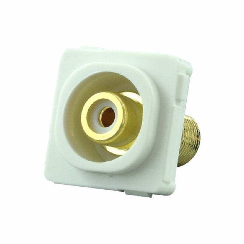 RCA Mechanism Recessed White ID - White - CS-MRCARW