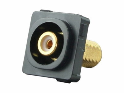 RCA Mechanism Recessed White ID - Black - CS-MRCARWB